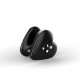 Clit stimulator Heart Desire Noir - E-stim BDSM Malins-Plaisirs