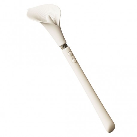 Vibromasseur élégant Calla blanc Zalo - Sextoys BDSM Malins-Plaisirs