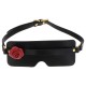 Loup similicuir élégant Wild Rose - Accessoires BDSM Malins-Plaisirs