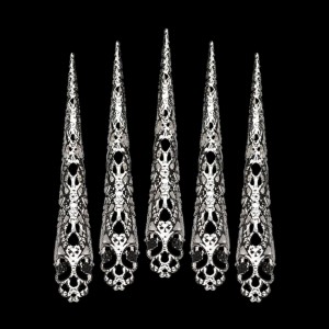 Griffes BDSM argent - Accessoires Sensation Play Malins-Plaisirs