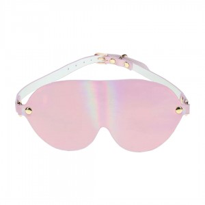 Masque BDSM loup rose Paris - Accessoires BDSM Malins-Plaisirs
