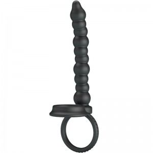 PRETTY LOVE - ANNEAU PÉNÉTRANT À DOUBLE PÉNÉTRATION DILLION NOIR