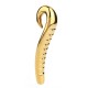 Dildo acier Devil's Tongue Gold - Sextoy BDSM Malins-Plaisirs