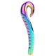 Dildo acier Devil's Tongue Iridescent - Sextoy BDSM Malins-Plaisirs