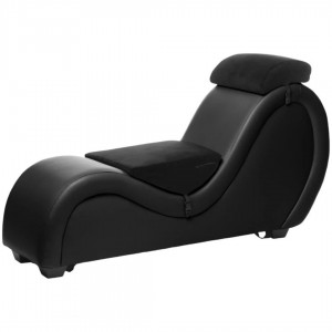 Sofa tantra noir - Donjon et Love Room Malins-Plaisirs