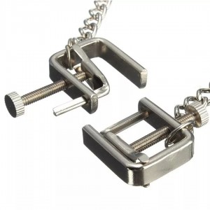 Pinces étau avec chaine - Boutique BDSM Malins-Plaisirs
