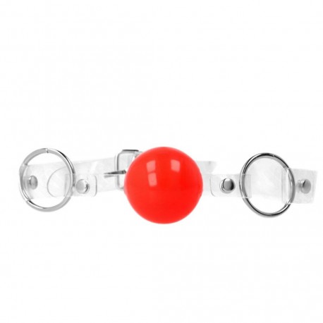 Bâillon boule rouge Medical Play BDSM - boutique BDSM