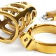 Brutal Gold Cage de chasteté - Accessoires BDSM Malins-Plaisirs