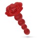 Plug anal rotatif vibrant - Bouton d'allumage et de réglage sur le dessus