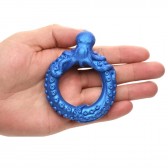 Cockring BDSM pieuvre bleue - Sextoys fantaisie Malins-Plaisirs