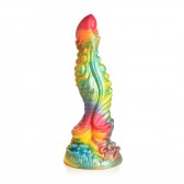 Gode Merman - Silicone Premium Texturé et Ventouse