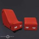 Sofa tantra BDSM démontable en deux parties – mobilier donjon compact