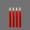 Bougies Wax Play Rouge x4 Ouch!