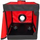 Cabine Bukkake Rouge et Noir - Kit complet facile et rapide à installer