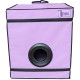 Cabine Bukkake Violet et Noir - Détail de l'ouverture