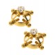 Divine Cross Clamps Gold - Avec bijou irrésistible