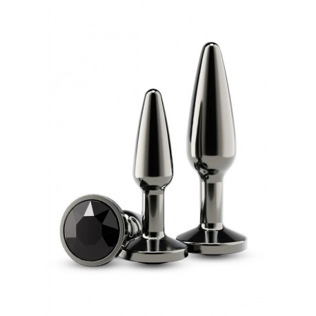 Kit plugs anaux débutant noir 2 pièces