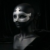 Masque fleur de lys argent