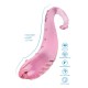 Stimulateur vaginal et wand en verre rigide avec manche ergonomique