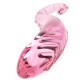 Masseur Point G en verre borosilicate au corps texturé
