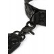 Collier fetish noir Vantage - boutique bdsm